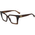 Lunettes sur Grenoble : Lunettes de soleil Dsquared D2 0211 Cadres Optiques, Havana, 52 mm