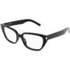 Lunettes de soleil Saint Laurent SL 896 Cadres Optiques, Noir/Transparent, 55 mm