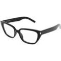 Lunettes sur Grenoble : Lunettes de soleil Saint Laurent SL 896 Cadres Optiques, Noir/Transparent, 55 mm