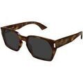 Lunettes sur Grenoble : Lunettes de soleil Saint Laurent SL 894 Lunettes de soleil, Havana/Gris, 57 mm