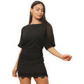 Robes sur Grenoble : Robe courte La Modeuse Tops, t-shirts pour femme - Noir -