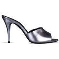Mules femme sur Grenoble : Mules Saint Laurent LA 16 Mules Argent&eacute;