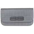 Saccoches / Etuis sur Grenoble : Pochette Balenciaga Portefeuille &agrave; chaine Gossip Gris