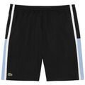 Shorts/Bermuda sur Grenoble : Short Lacoste Short Tennis en taffetas diamant&eacute; color-block Noir/B Noir