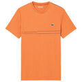 Tee-shirts sur Grenoble : T-shirt Lacoste T-shirt Sport Ultra Dry technique imprim&eacute; Orange Orange