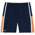 Shorts/Bermuda sur Grenoble : Short Lacoste Short Tennis en taffetas diamant&eacute; color-block Marine Bleu