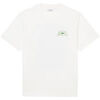T-shirt Lacoste T-shirt en coton biologique &agrave; imprim&eacute; tennis - Style Blanc