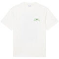 Tee-shirts sur Grenoble : T-shirt Lacoste T-shirt en coton biologique &agrave; imprim&eacute; tennis - Style Blanc