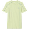 T-shirt Lacoste T-shirt Sport Ultra Dry en piqu&eacute; technique liser&eacute;s V Vert