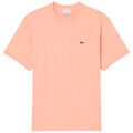 Tee-shirts sur Grenoble : T-shirt Lacoste T-shirt en coton jersey &eacute;pais Miami Rose Corail Rose