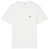 T-shirt Lacoste T-shirt en coton jersey &eacute;pais avec bande sigl&eacute;e Blan Blanc