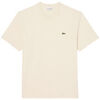 T-shirt Lacoste T-shirt en coton jersey mi-&eacute;pais Beige Clair Beige