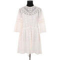 Robes sur Grenoble : Robe courte S&eacute;zane Robe &eacute;crue Beige