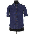 Chemises sur Grenoble : Chemise S&eacute;zane Chemise bleue Bleu