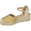 Chaussures d&eacute;contract&eacute;es femme sur Grenoble : Espadrilles Mysoft - Dor&eacute;