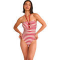 Maillots de bain sur Grenoble : Maillots de bain Selmark Maillot de bain une pi&egrave;ce bustier armatur&eacute; SAILOR Rouge