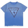 T-shirt enfant Guess T-Shirt Logo Gar&ccedil;on Triangle Bleu L81I26 Bleu
