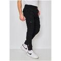 Jeans/Pantalons sur Grenoble : Pantalon Kebello PANTALON CARGO H, Noir