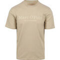 Tee-shirts sur Grenoble : T-shirt Marc O'Polo T-Shirt Logo Beige