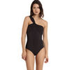 Maillots de bain Admas Maillot de bain 1 pi&egrave;ce asym&eacute;trique pr&eacute;form&eacute; Cruise Noir