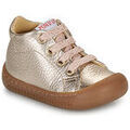 Chaussures enfants sur Grenoble : Bottines enfant Pom d'Api YAKA WALK Dor&eacute;