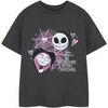 T-shirt enfant Disney The Nightmare Before Christmas Lovers T-shirt &agrave; manches courtes Gris