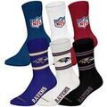 Chaussettes Nfl unisexe Chaussettes Paquet de 6 6Pack Crew Socks