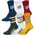 Chaussettes sur Grenoble : Chaussettes Nfl unisexe Chaussettes Paquet de 6 6Pack Crew Socks
