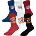 Chaussettes sur Grenoble : Chaussettes Nfl unisexe Chaussettes Paquet de 6 6Pack Crew Socks