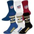 Chaussettes sur Grenoble : Chaussettes Nfl unisexe Chaussettes Paquet de 6 6Pack Crew Socks
