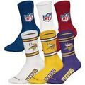 Chaussettes Nfl unisexe Chaussettes Paquet de 6 6Pack Crew Socks Grenoble