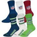 Chaussettes Nfl unisexe Chaussettes Paquet de 6 6Pack Crew Socks Grenoble