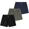 Cale&ccedil;ons Pierre Cardin Lot de 3 boxers homme en coton Kaki