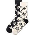 Chaussettes sur Grenoble : Chaussettes Happy socks unisexe Chaussettes Paquet de 2 Classic Crew 2-Pack