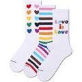 Chaussettes sur Grenoble : Chaussettes Happy socks unisexe Chaussettes Paquet de 3 Pride Socks Gift 3P