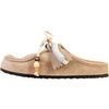 Mules Super Mode Mules &agrave; Lacets Joalice Beige