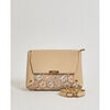 Pochette Gattinoni Sac bandouli&egrave;re &agrave; fermeture magn&eacute;tique Beige
