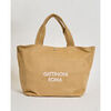 Cabas Gattinoni Sac femme avec logo brod&eacute; Jaune