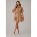 Robes sur Grenoble : Robe courte Kebello Robe F, Marron