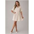 Robes sur Grenoble : Robe courte Kebello Robe F, Beige