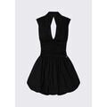 Robe courte Liu Jo Robe courte avec d&eacute;coupe Noir