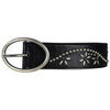 Ceinture Saint Laurent Ceinture clout&eacute;e Noir