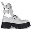 Bottes femme sur Grenoble : Bottines McQ Alexander McQueen Bottines Rave Buckle