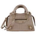 Sac &agrave; main Balenciaga Sac N&eacute;o City Beige Grenoble