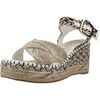 Espadrilles Caf&eacute; Noir C1gb9500 Multicolore