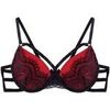 Corbeilles & balconnets Pomm'poire Soutien-gorge corbeille noir/rouge La Bamba Noir