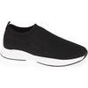 Baskets Isotoner Baskets Confort Homme stretch noir