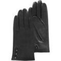 Gants sur Grenoble : Gants Isotoner Gants Femme cuir 3 boutons Noir