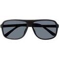 Lunettes sur Grenoble : Lunettes de soleil Isotoner Lunettes de soleil mixte Rectangulaire Noir
