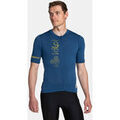 Tee-shirts sur Grenoble : T-shirt Kilpi De cyclisme m&eacute;rinos maillot pour homme PETRANA-M Bleu
